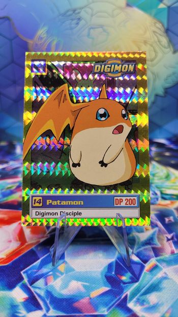 Carte Digimon Patamon 17/34 (FOIL) Édition Série TV 1999