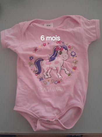 Body fille MC 6mois