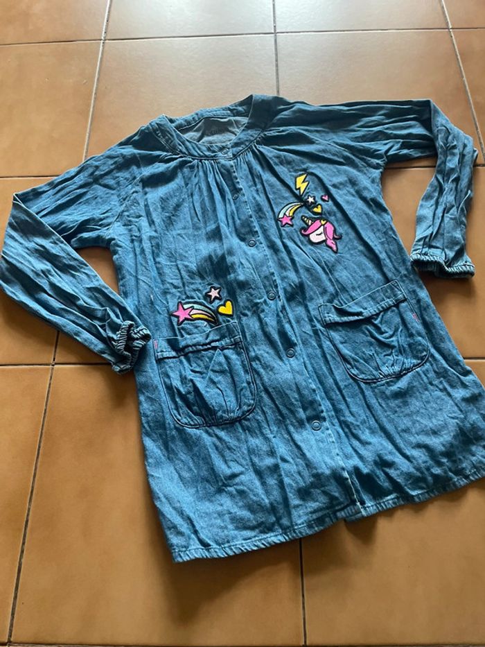 Chemise en jeans fille 10 ans - photo numéro 2
