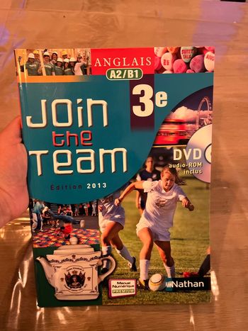 Livre join the team 3e