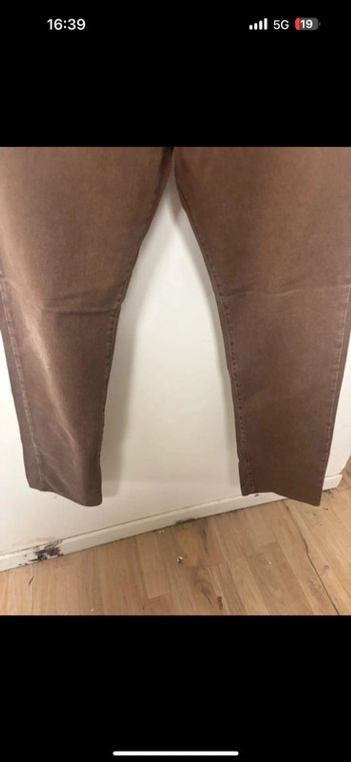 Jean Chevignon Vintage Marron - Taille 29 - Coupe Droite - photo numéro 7