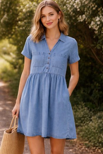 Robe en jean fluide taille 36