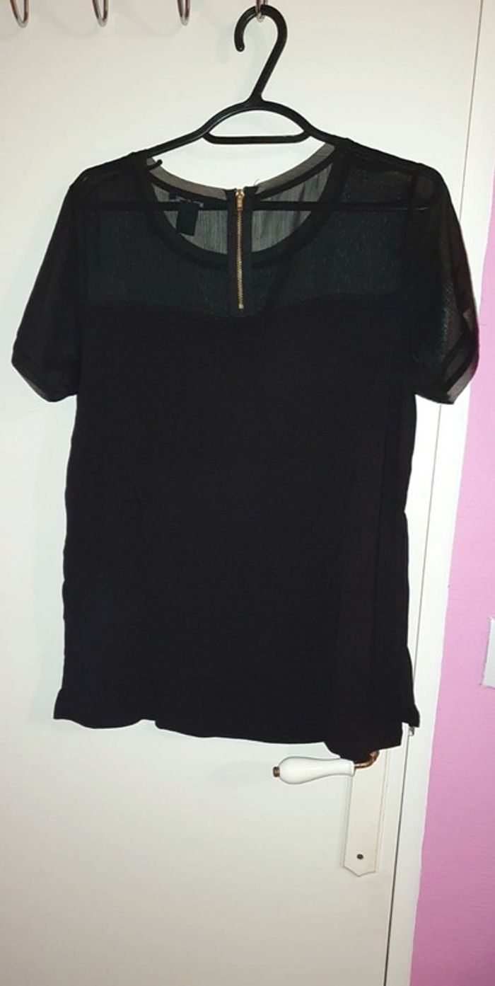 T shirt h et m noir M - photo numéro 3