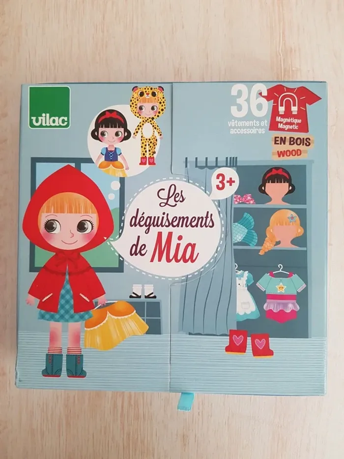 Jeu magnétique Vilac Les déguisements de Mia - photo numéro 2