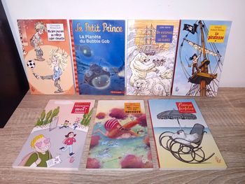 Lot de 7 livres jeunesse en tbe