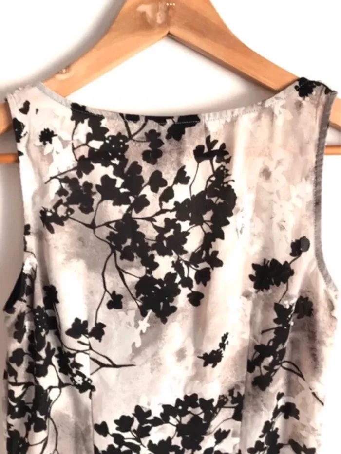 Haut à col bénitier sans manches et à imprimés fleuris H&M taille 34 - photo numéro 8