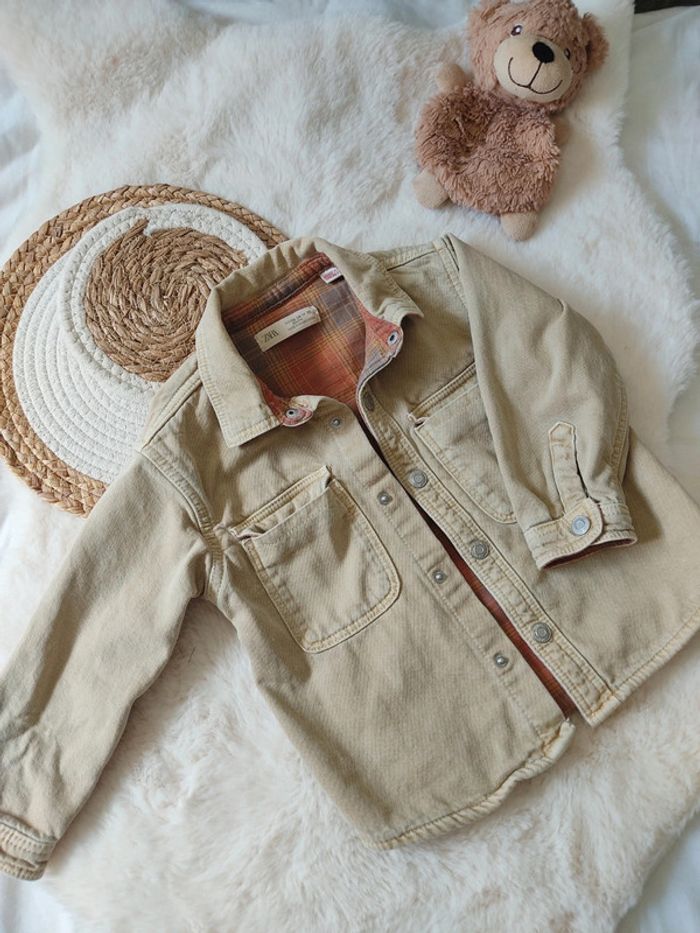 Veste automnale en jean Zara