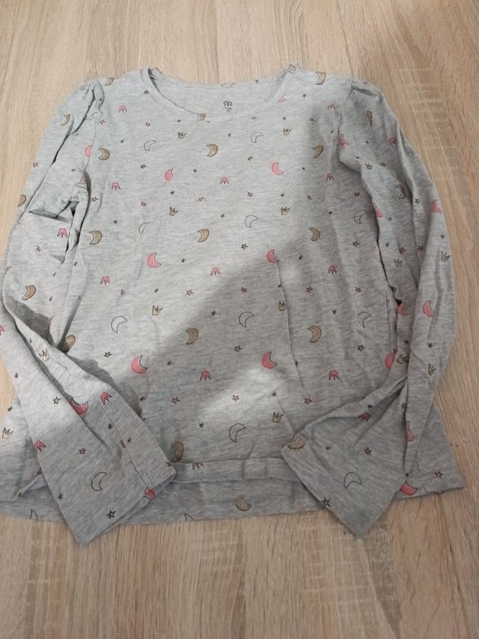 Lot t-shirt manches longues fille - photo numéro 3