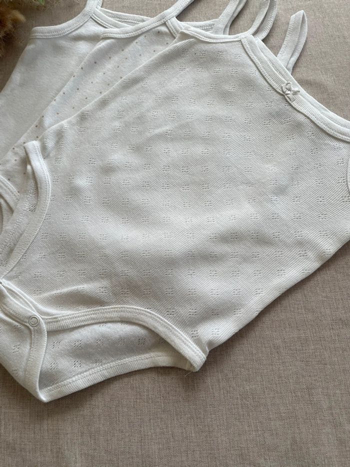 Lot de 3 bodys débardeurs 9 mois - Fille - photo numéro 2