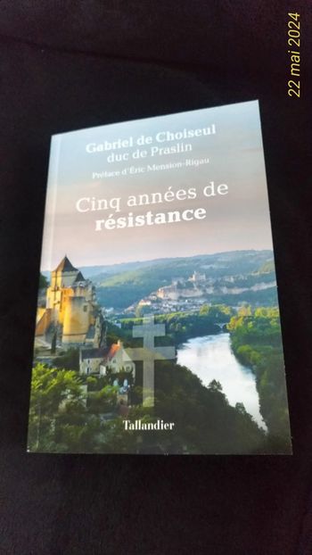 Livre Cinq années de résistance