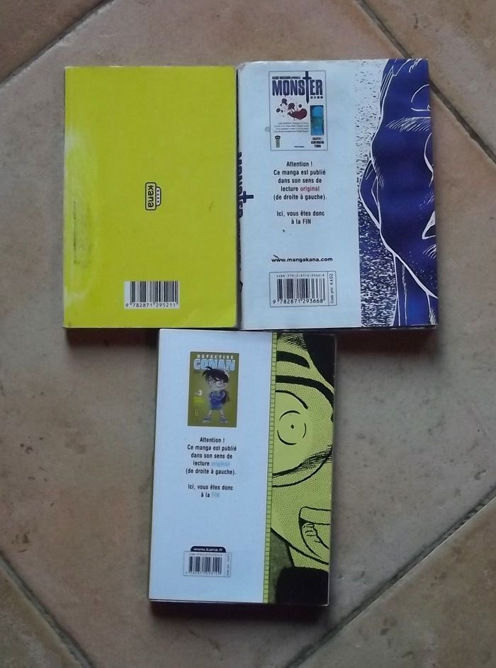 Mangas le lot de trois - photo numéro 2