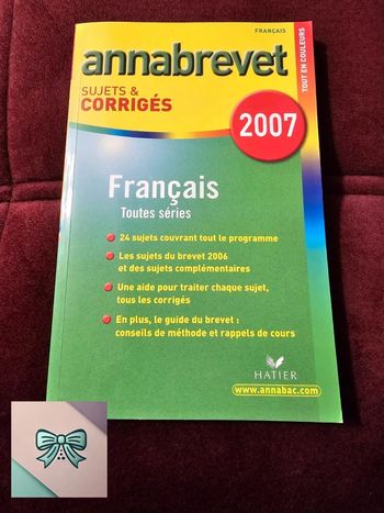 Annabrevet Français 2007