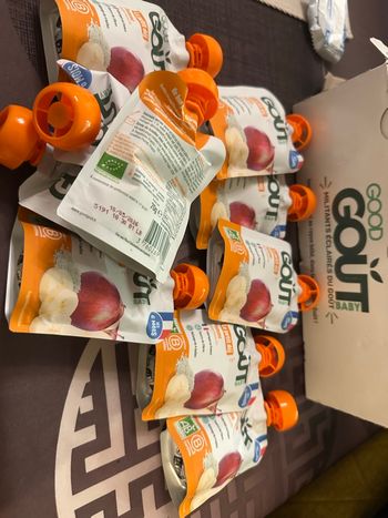 Lot 10 Good goût compotes pomme banane riz