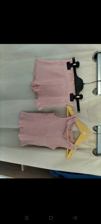 Ensemble rose pâle Kiabi 24 mois