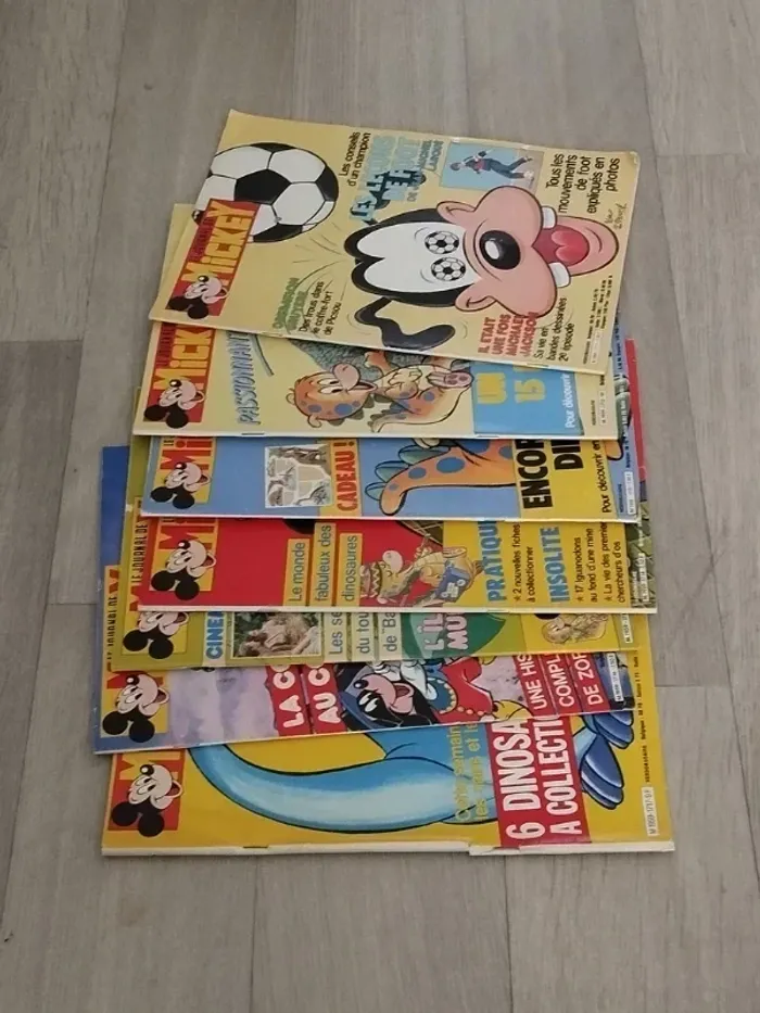 Lot Vintage 7 magazines Journal de Mickey année 1985 L063 - photo numéro 2