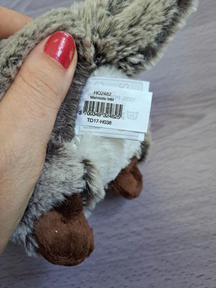 Peluche marmotte histoire d'ours - photo numéro 4