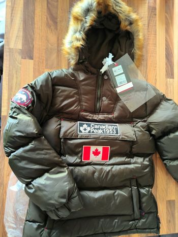 Manteau anorak kaki femme Canadien Peak 38/40 neuf
