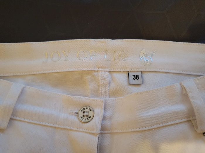 Pantalon 3/4 neuf blanc 38 Joy of life - photo numéro 3