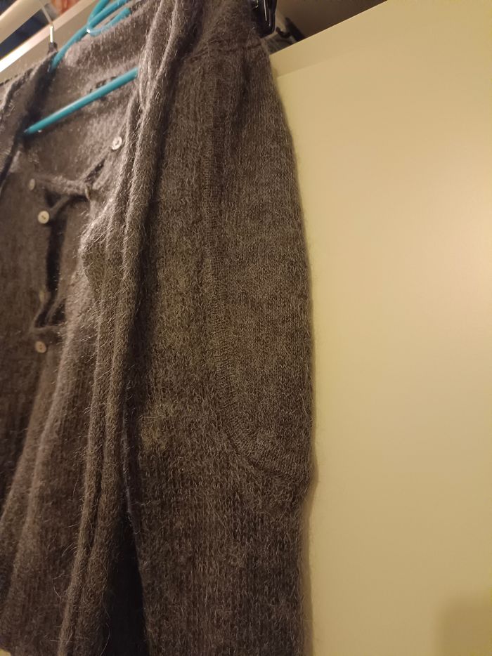 Gilet femme, Eliane et Lena, mohair majoritaire, taille 40 - photo numéro 6