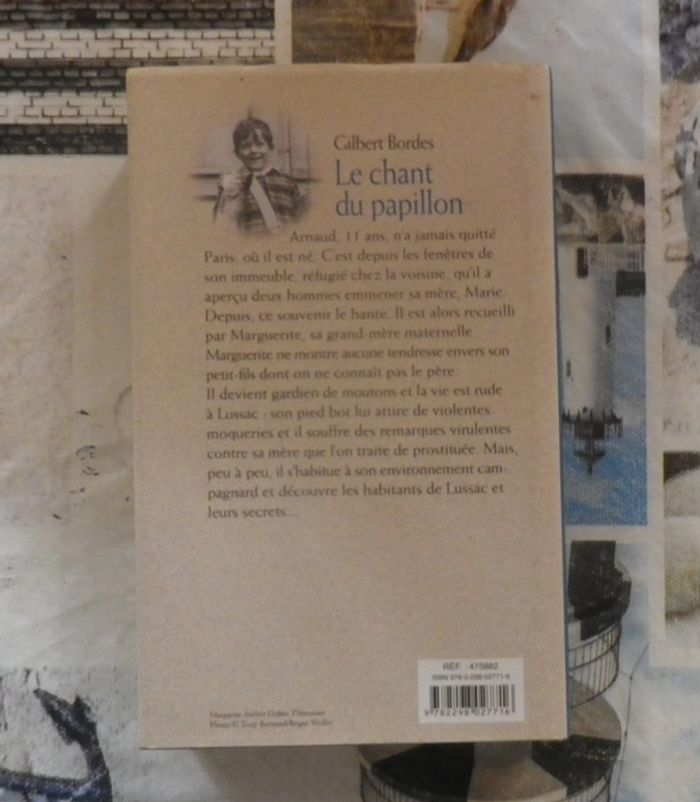Le chant du papillon de Gilbert Bordes Ed. France Loisirs - photo numéro 2