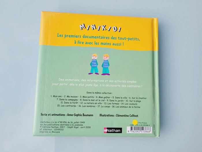 Livre animé de flaps, tirettes.. Minikidi : Les Contraires - photo numéro 8