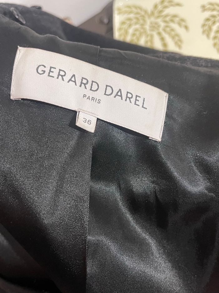 Manteau Gérard Darel T.36 laine noir - photo numéro 8
