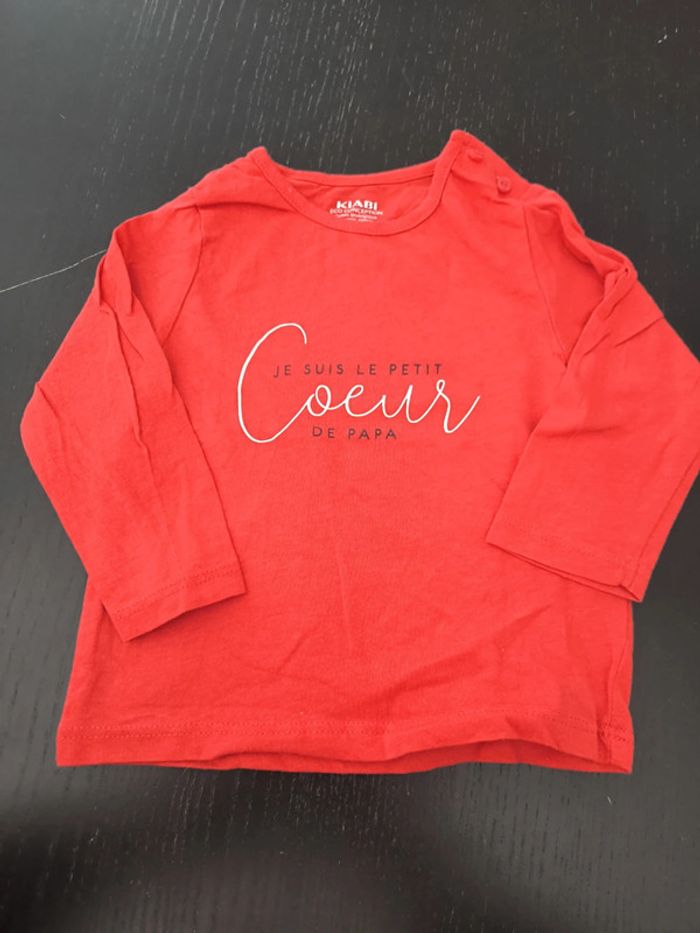 T-shirt manches longues 12 mois