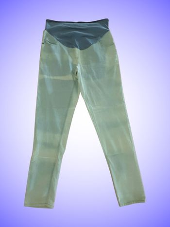 Pantalon Maternité Bleu Clair Taille 44 XXL Kiabi