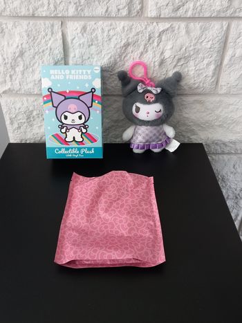 Peluche kuromi secrète hello kitty action neuf 