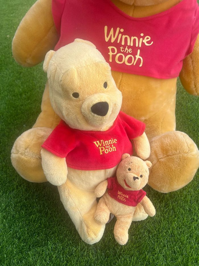 Grosse moyenne petite Peluche Winnie l’ourson - photo numéro 4