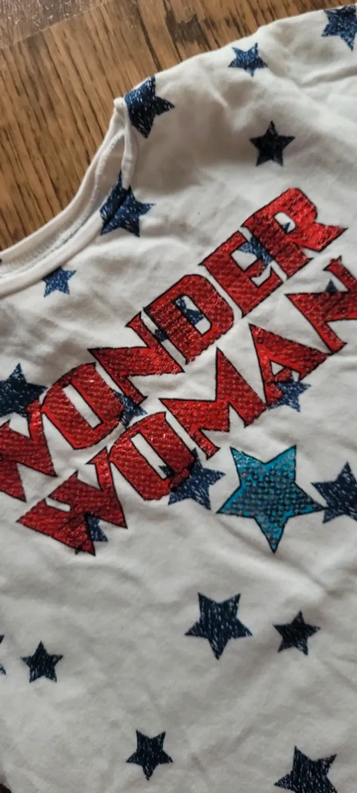 Tee shirt wonderwoman - photo numéro 2