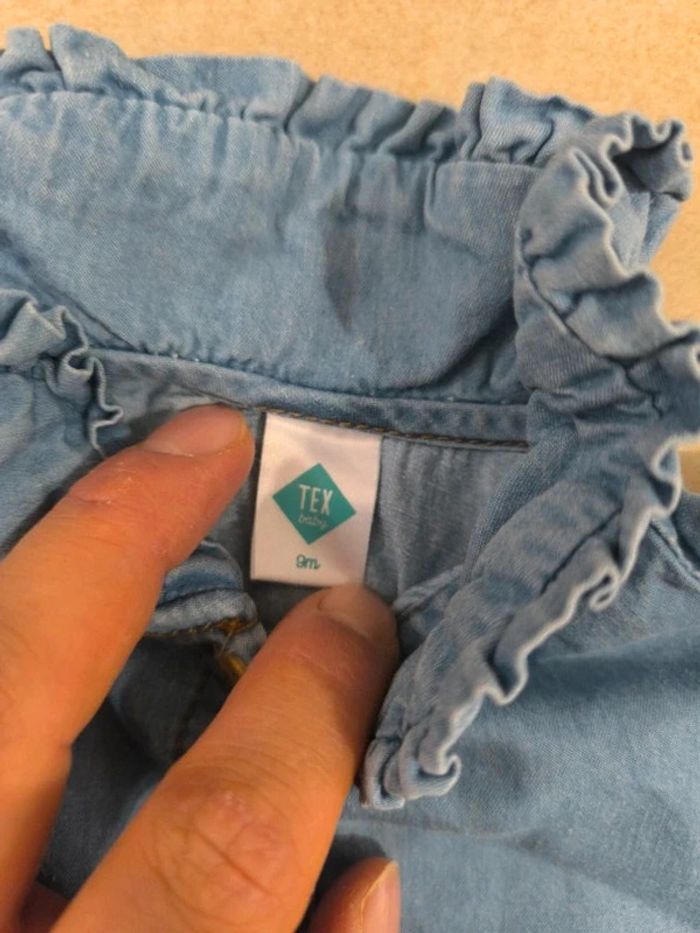 Blouse jean fine Tex 9m - photo numéro 4