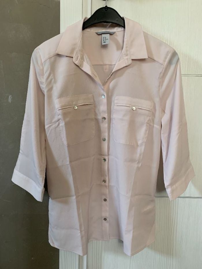 Chemise Fluide Rose Poudré H&M Taille 40 Neuve