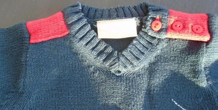 Magnifique pull pompier garçon 3 mois DPAM - photo numéro 4