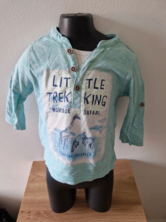 Lot t-shirt 12 mois - photo numéro 3