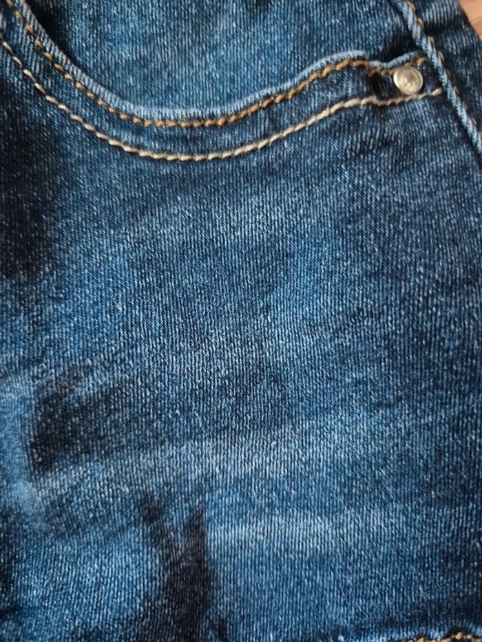 Ensemble NEUF 92 cm Jupe en jean + Chemise fluide sans manches - photo numéro 3