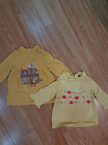 2 tee shirt ml sergent major 18 mois