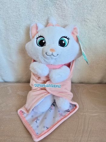 Doudou peluche avec couverture / Comforter Disney Aristochats Marie Aristocats