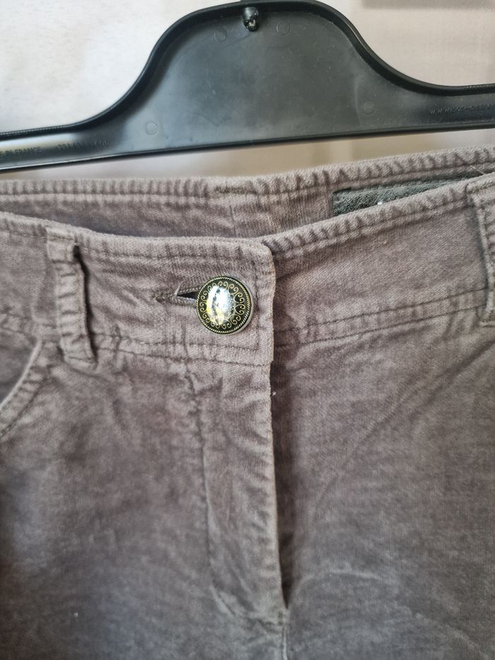 Pantalon velours femme 36 - photo numéro 5