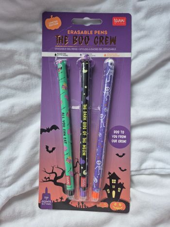 Lot de 3 stylos effaçables Legami édition limitée halloween 2025 neufs