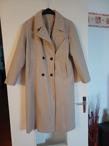 Manteau long beige