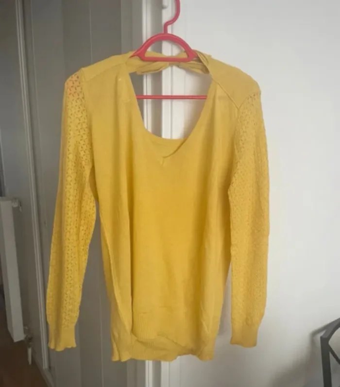 Pull contenant de la laine Y’coo - photo numéro 5