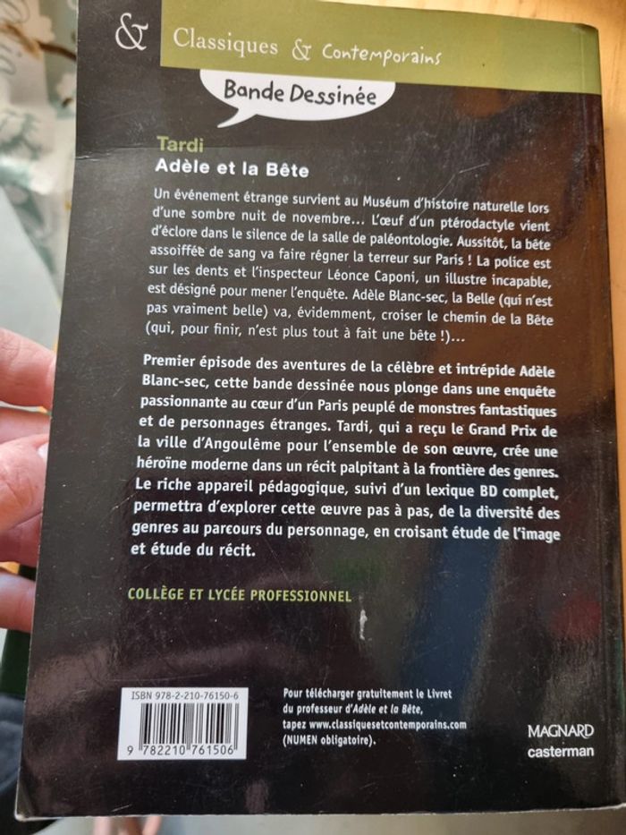 Adèle et la bête - Tardi - photo numéro 3