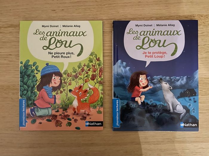 Lot livres premières lectures Les animaux de Lou - photo numéro 2