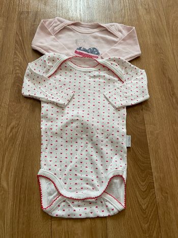 Lot de 2 bodies fille 3M