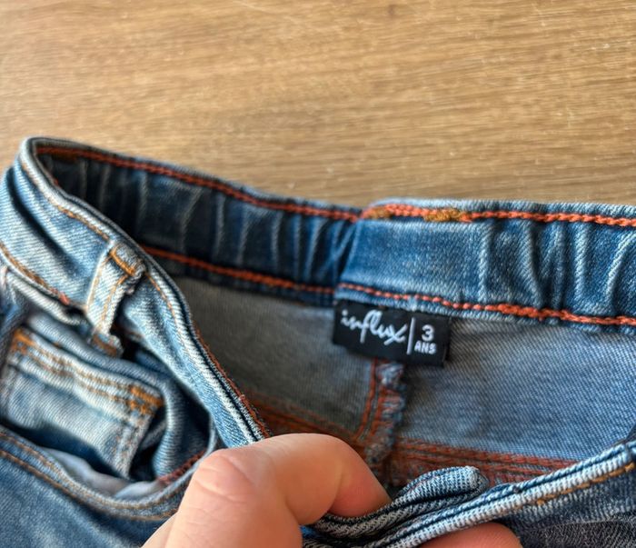 Lot de 2 jean slim / Taille 3 ans - photo numéro 5