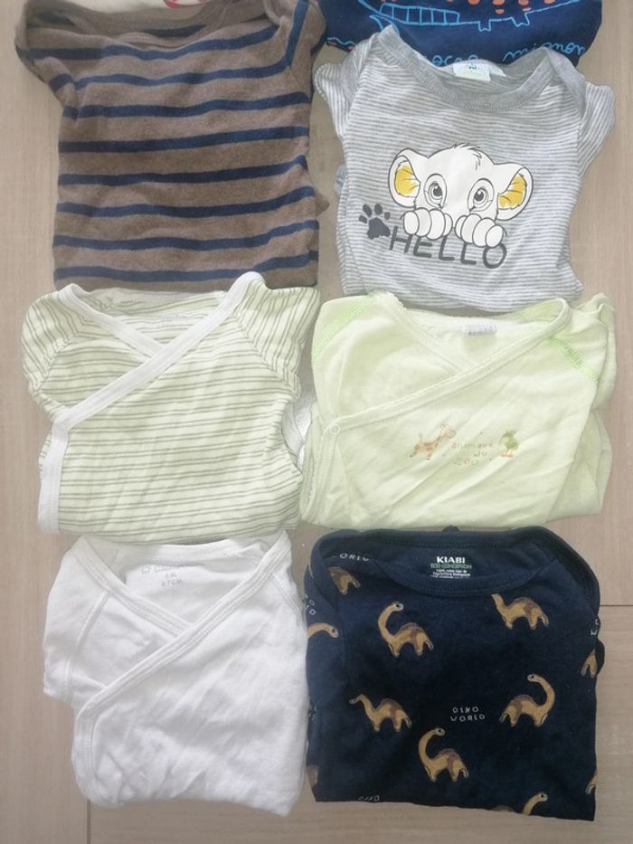 Lot de 10 bodies manches longues / 6 mois - photo numéro 2
