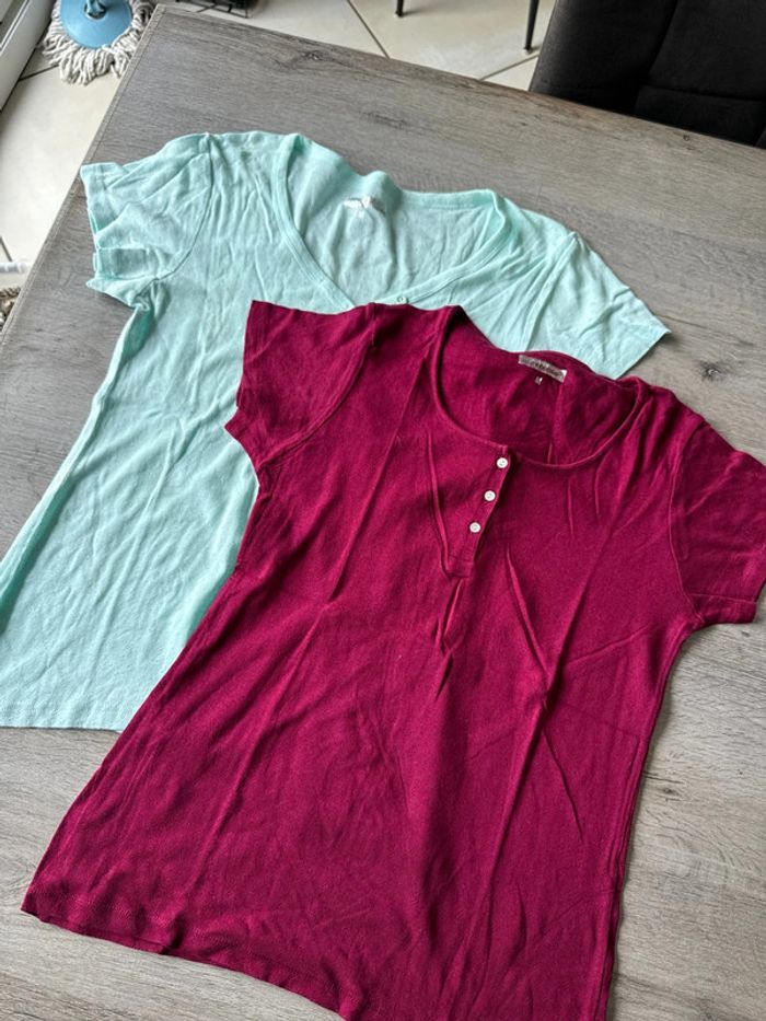 Lot tee shirt femme in extenso taille M neuf - photo numéro 2