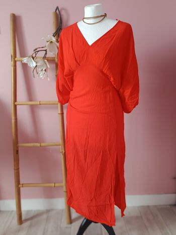 Robe midi fendu 