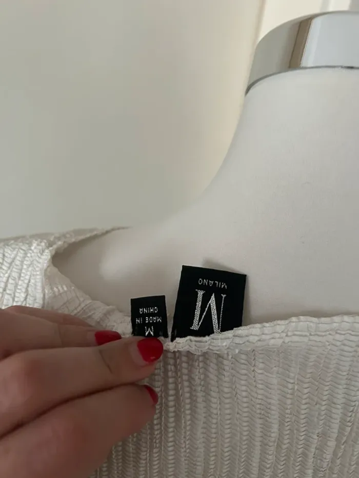 Milano haut blouse plissé femme, taille M/38 - photo numéro 4